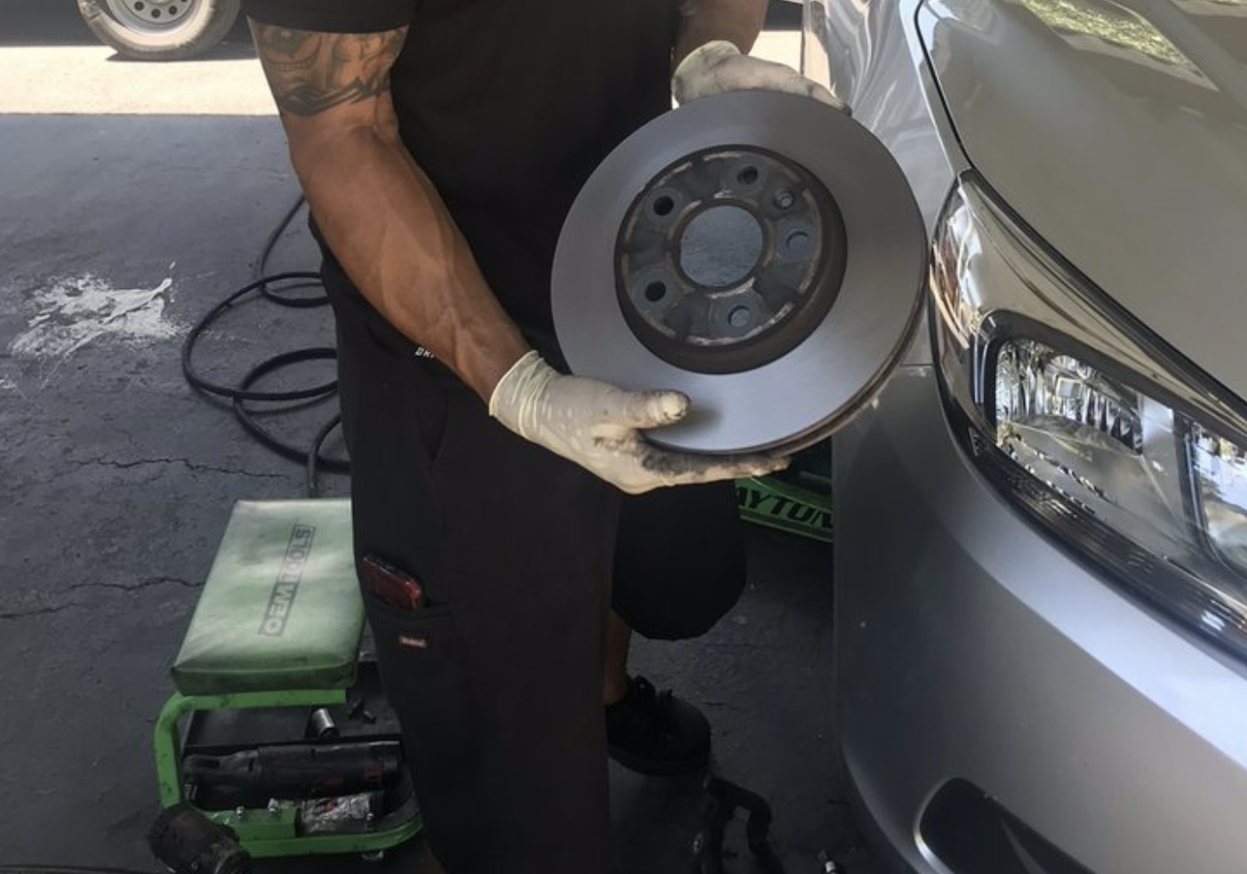 this image shows car repair in Long Beach, CA